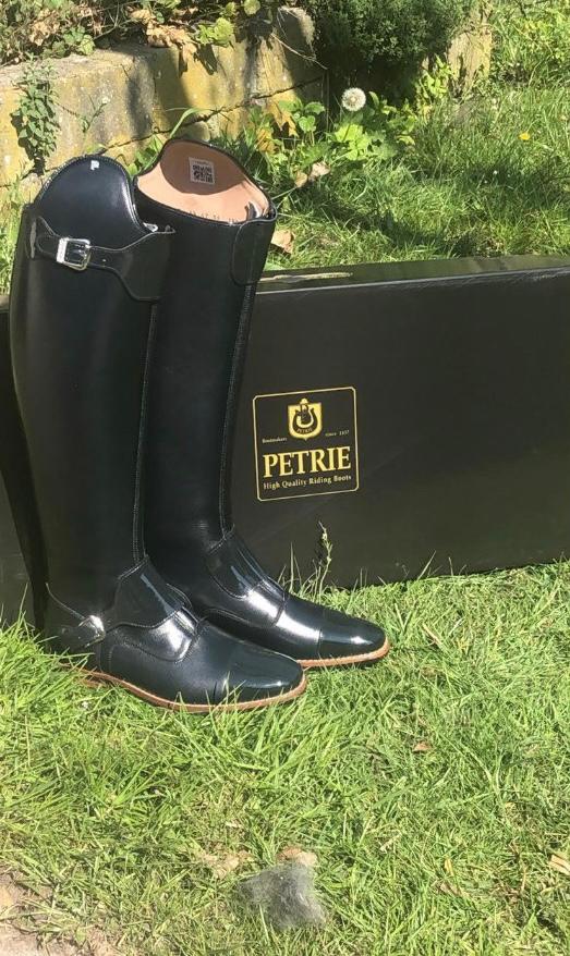 Petrie rijlaarzen, Ophalen, Gebruikt, Dressuur