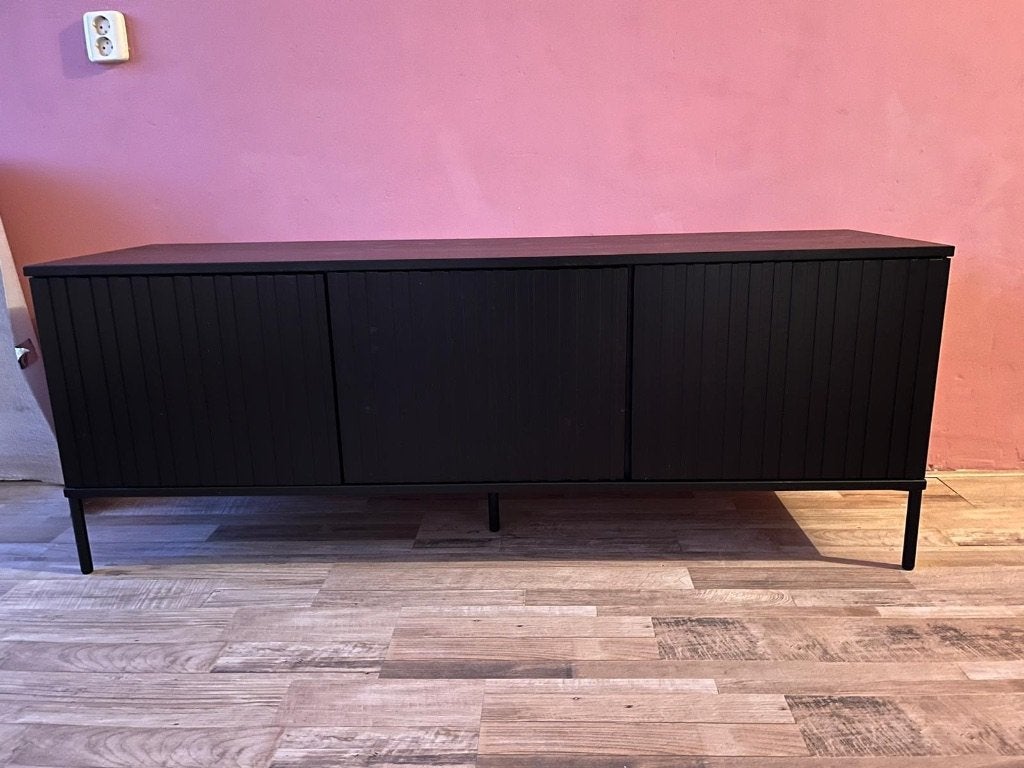 TV meubel Woood, Ophalen, 150 tot 200 cm, Zo goed als nieuw, Minder dan 100 cm