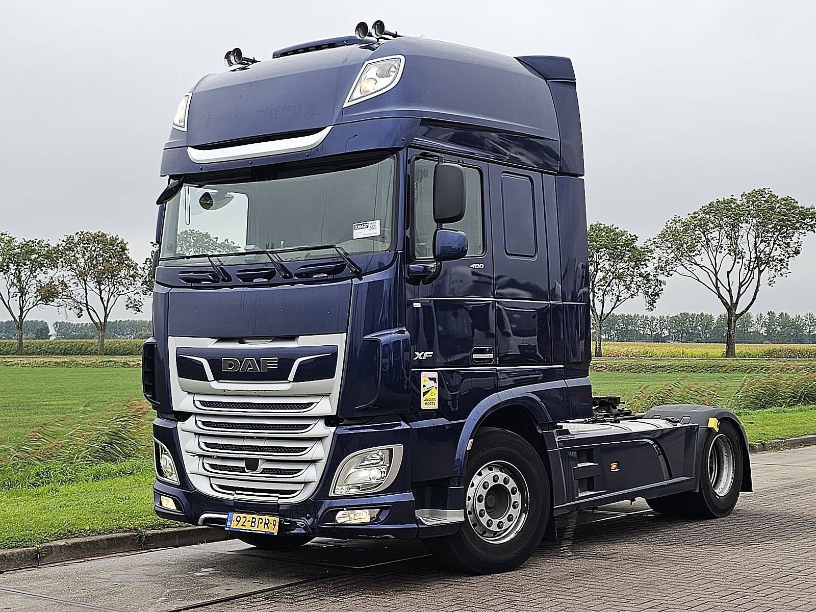 DAF XF 480, Automaat, Euro 6, Blauw, Leder