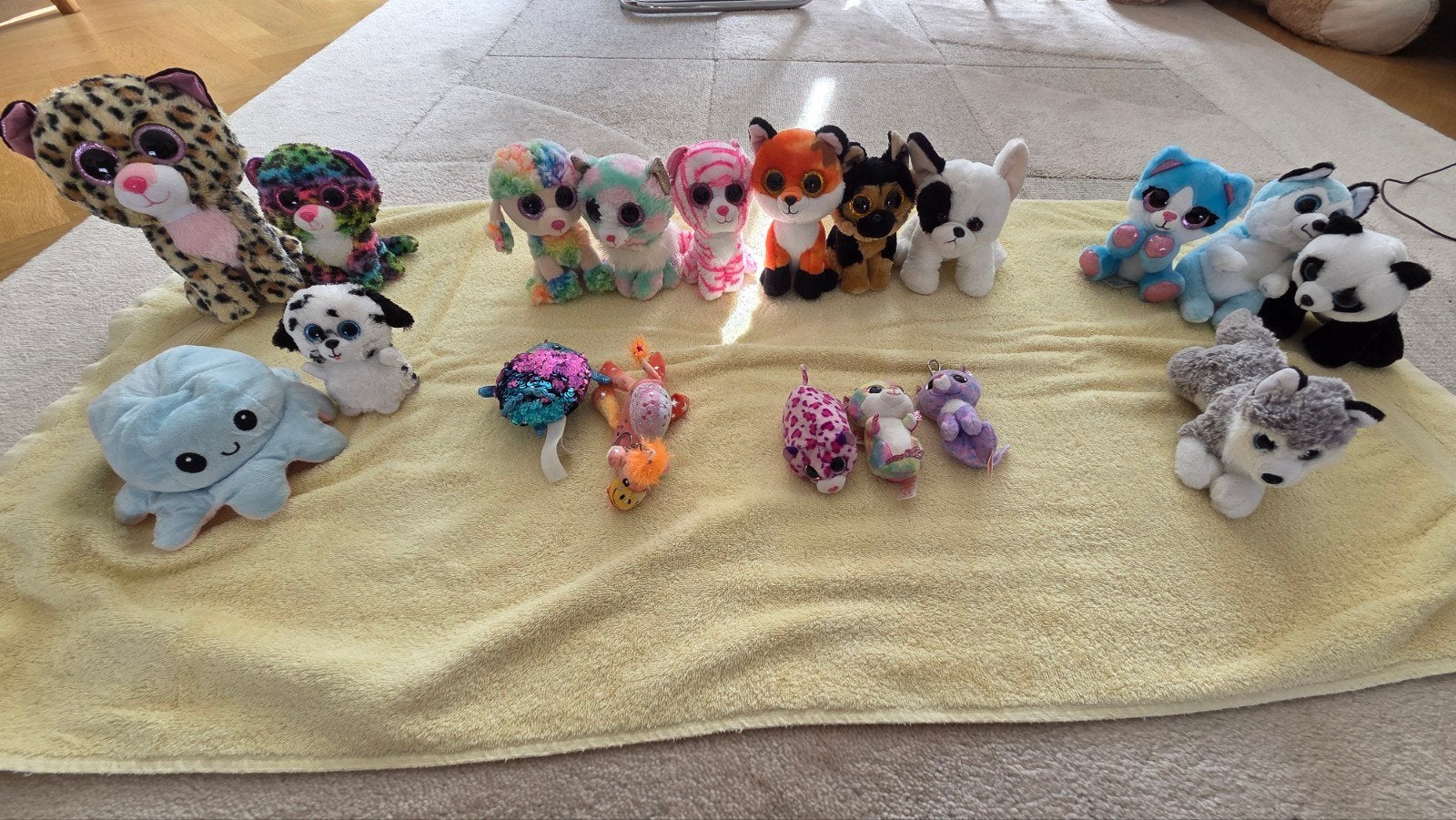 Grote collectie Ty Beanie Boo's en andere knuffels, Ophalen, Overige karakters, Hond, Meerkleurig