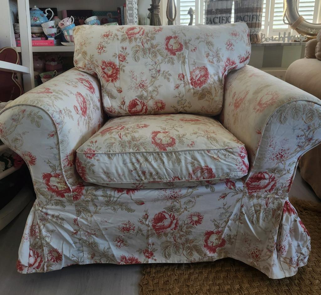 Ikea Ektorp stoel, Huis en Inrichting, Fauteuils, Ophalen, Zo goed als nieuw, 75 tot 100 cm