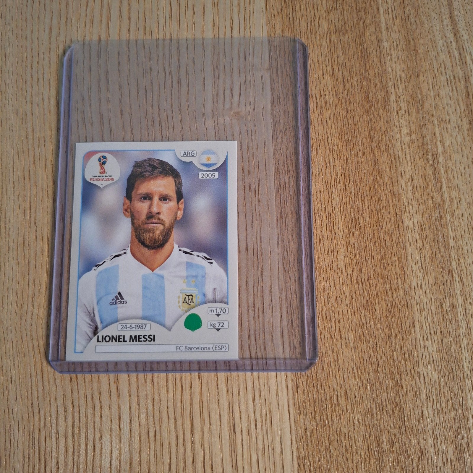 Panini plaatje Messi., Hobby en Vrije tijd, Stickers en Plaatjes, Ophalen of Verzenden, Nieuw, Sticker