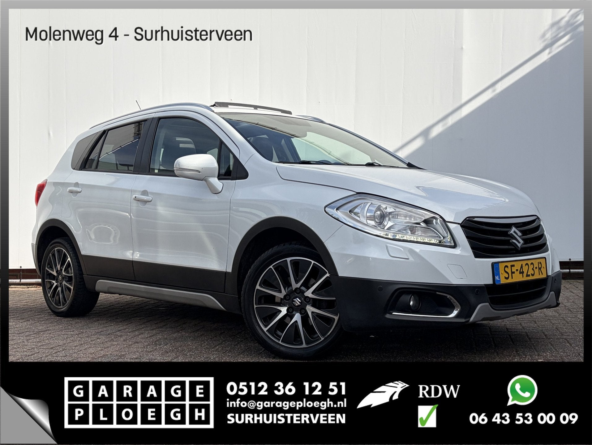Suzuki S-Cross 1.6 High Executive Automaat Leer Voll.Onderh., Auto's, Gebruikt, Euro 6, 4 cilinders, 400 kg
