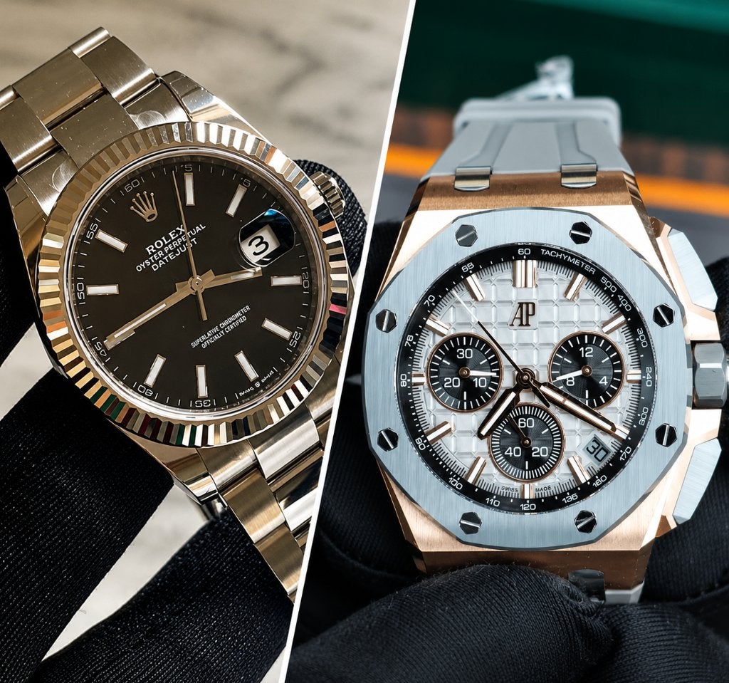 Royal Oak Offshore / Datejust 41mm, Ophalen, Overige materialen, Rolex, Polshorloge