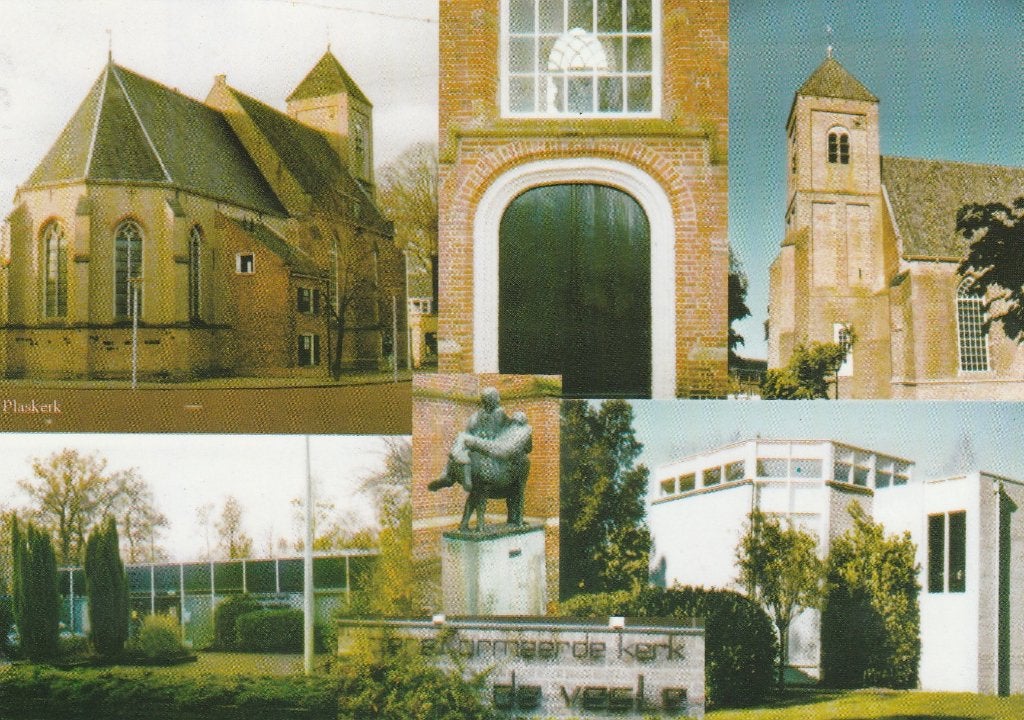 RAALTE Kerken Protestantse Gemeente slappe kaart, Verzenden, 1980 tot heden, Gelopen, Overijssel