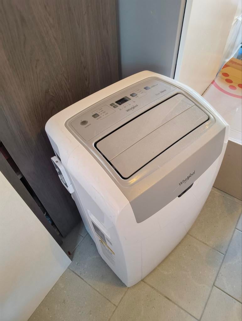 Whirlpool PACW212HP Mobiele Airco - Koelen en Verwarmen, Ophalen, Energieklasse A of zuiniger, 3 snelheden of meer, Gebruikt