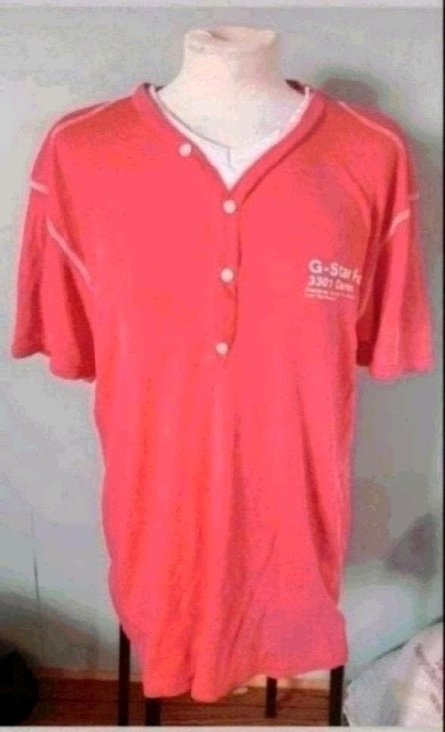 G-Star Raw roze t-shirt, Kleding | Heren, T-shirts, G-Star Raw, Maat 56/58 (XL), Ophalen of Verzenden, Zo goed als nieuw