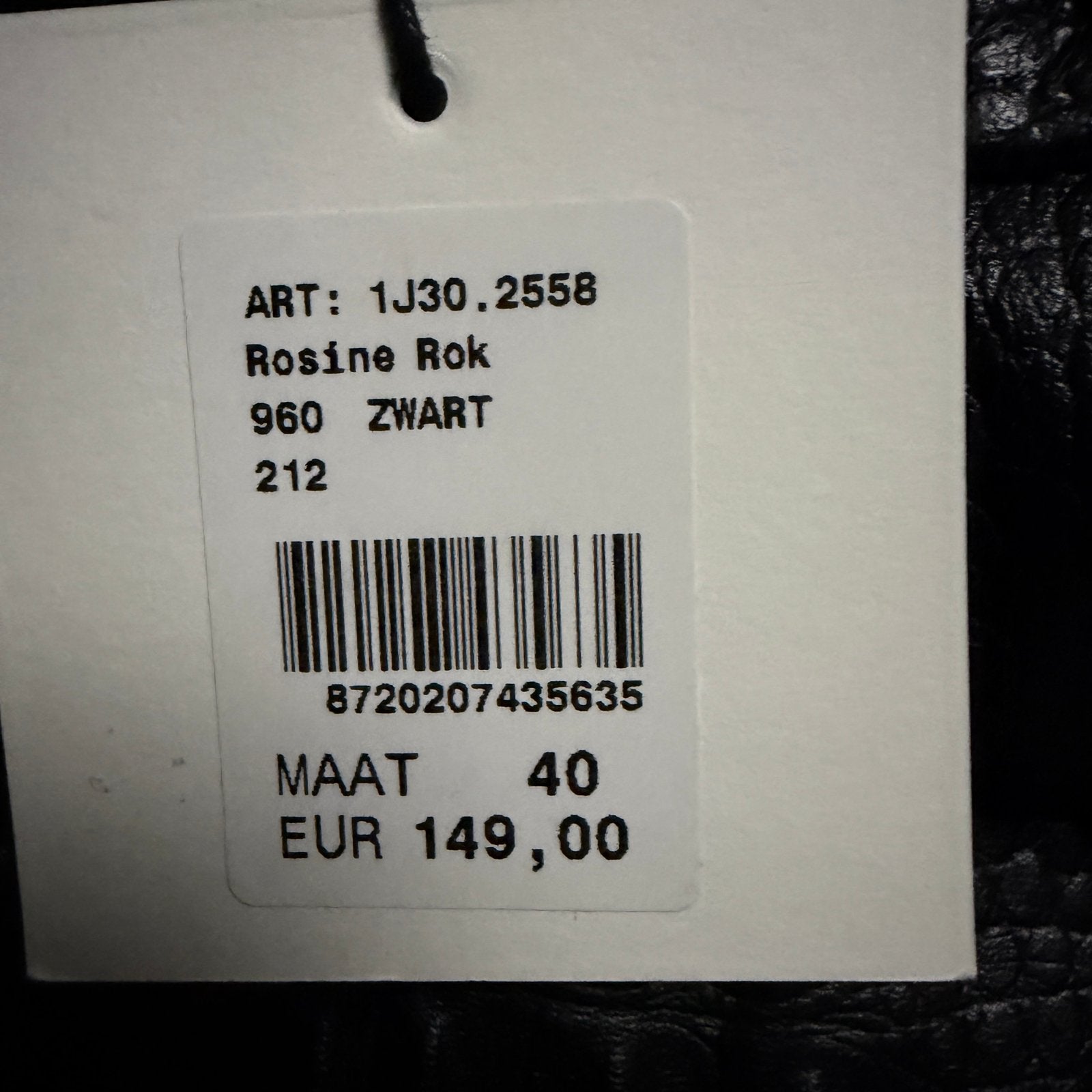 Purdey Zwarte Krokodillenprint Rok - Maat 40, Maat 38/40 (M), Zwart, Nieuw, Ophalen of Verzenden