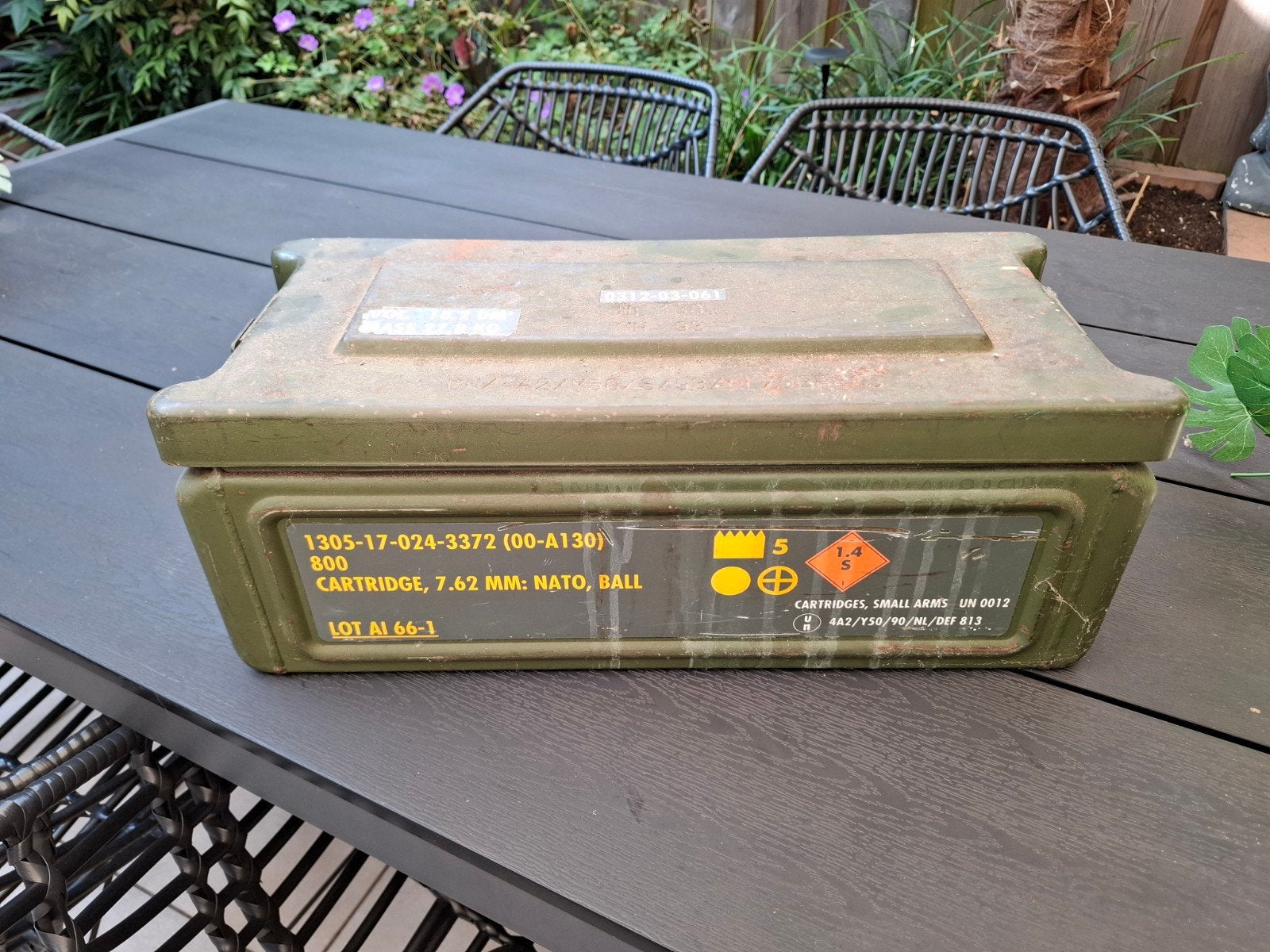 munitie kist, Verzamelen, Militaria | Algemeen, Ophalen, Landmacht, Nederland, Kist of Geocache