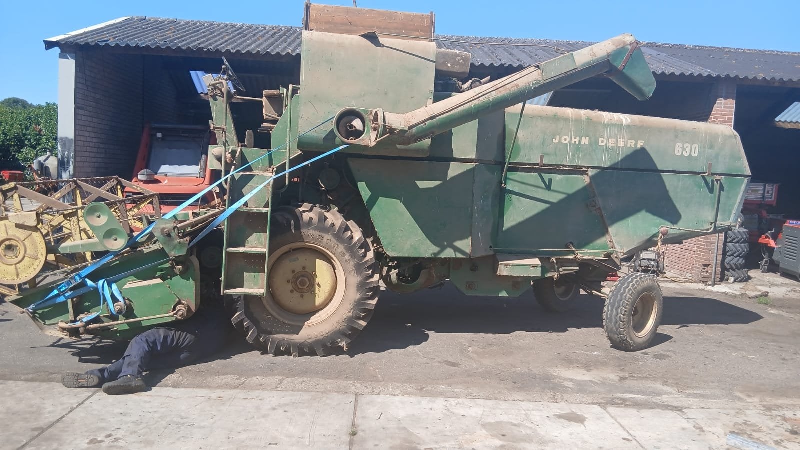 John Deere 630 (bj 1975), Overige, Oogstmachine