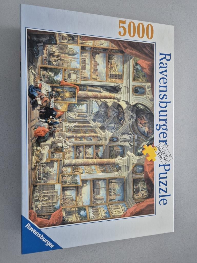 Ravensburger Puzzel 5000 stukjes - Vedute Di Roma Moderna, Ophalen of Verzenden, Meer dan 1500 stukjes, Zo goed als nieuw, Legpuzzel