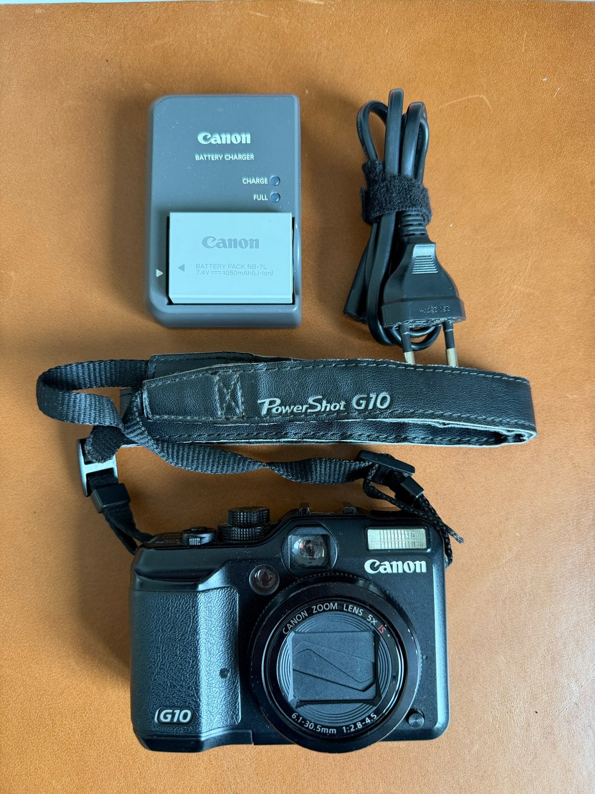 Canon PowerShot G10 Compactcamera met oplader en accu