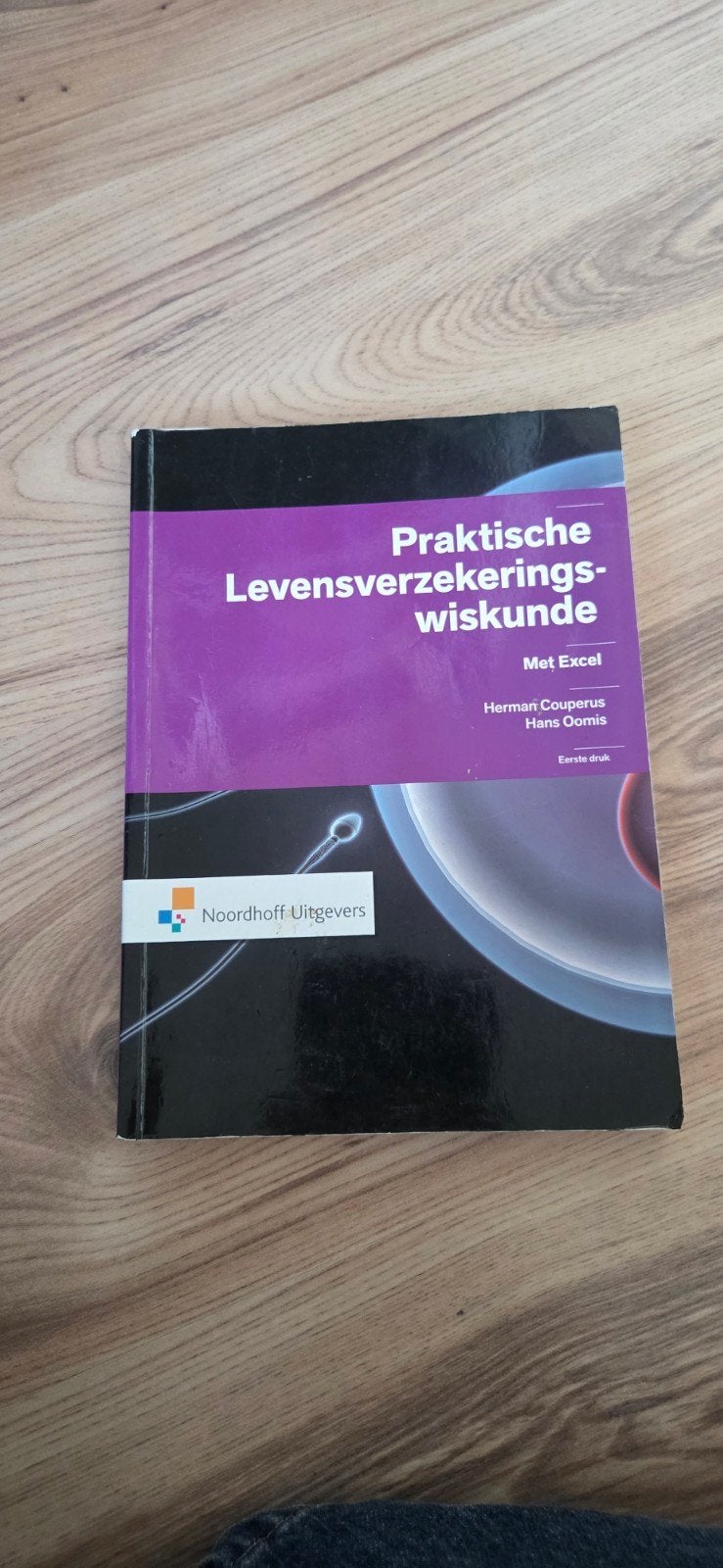 Praktische Levensverzekeringswiskunde - Met Excel, Boeken, Ophalen of Verzenden, Zo goed als nieuw, Herman Couperus, Hans Oomis