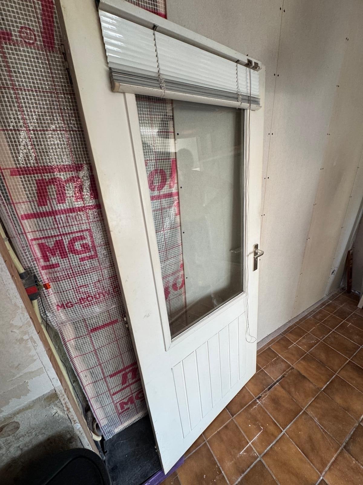 Gebruikte buitendeur 190x93 cm, Doe-het-zelf en Verbouw, Deuren en Horren, Ophalen, Gebruikt, 80 tot 100 cm, Minder dan 200 cm