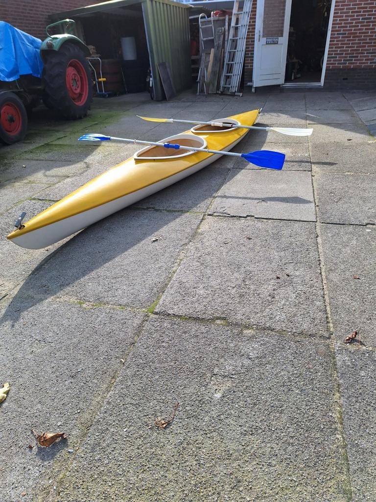 Nette polyester 2 persoons kano, Watersport en Boten, Kano's, Ophalen