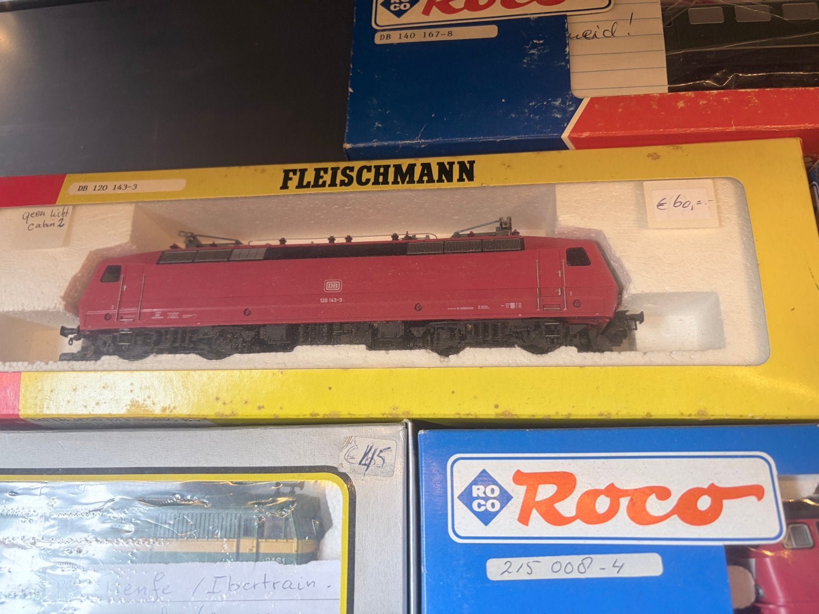 Fleischmann DB 120 143-3 Locomotief, Gebruikt, Fleischmann, Ophalen of Verzenden, Gelijkstroom