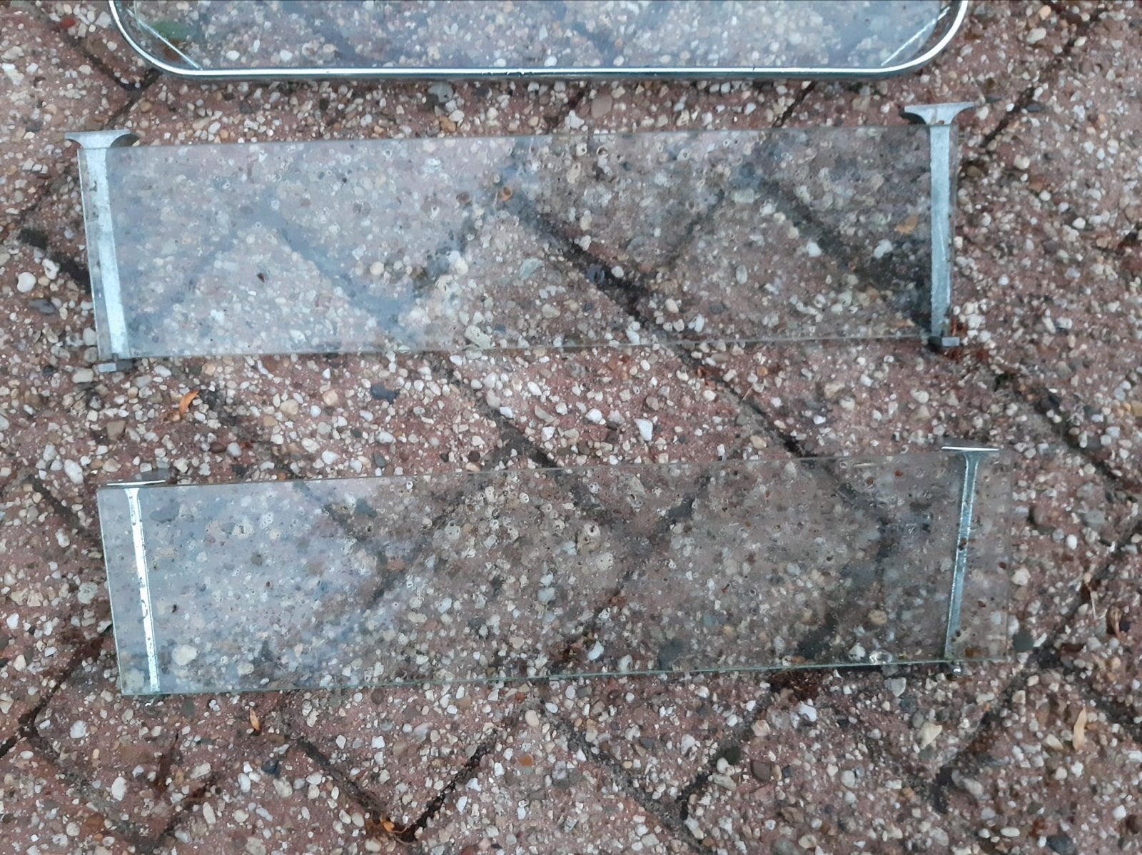 Glazen planchets voor in de badkamer, Ophalen, Minder dan 50 cm, Gebruikt, Overige typen