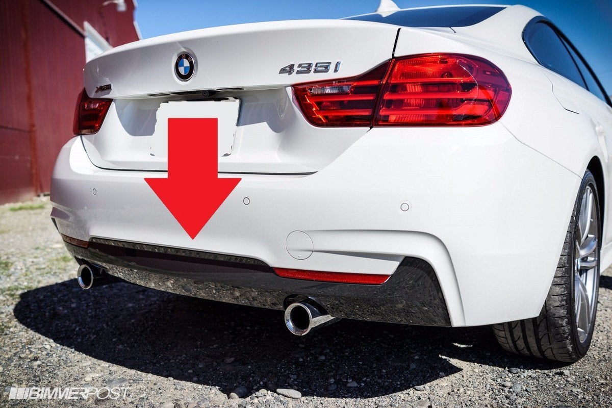 Diffuser BMW 4 serie coupe F32 M sport, Ophalen of Verzenden, BMW, Bumper