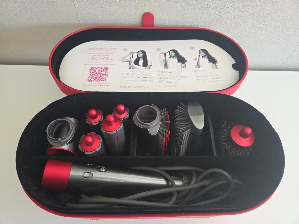 Dyson airwrap, Verzenden, Zo goed als nieuw, Föhn of Haardroger