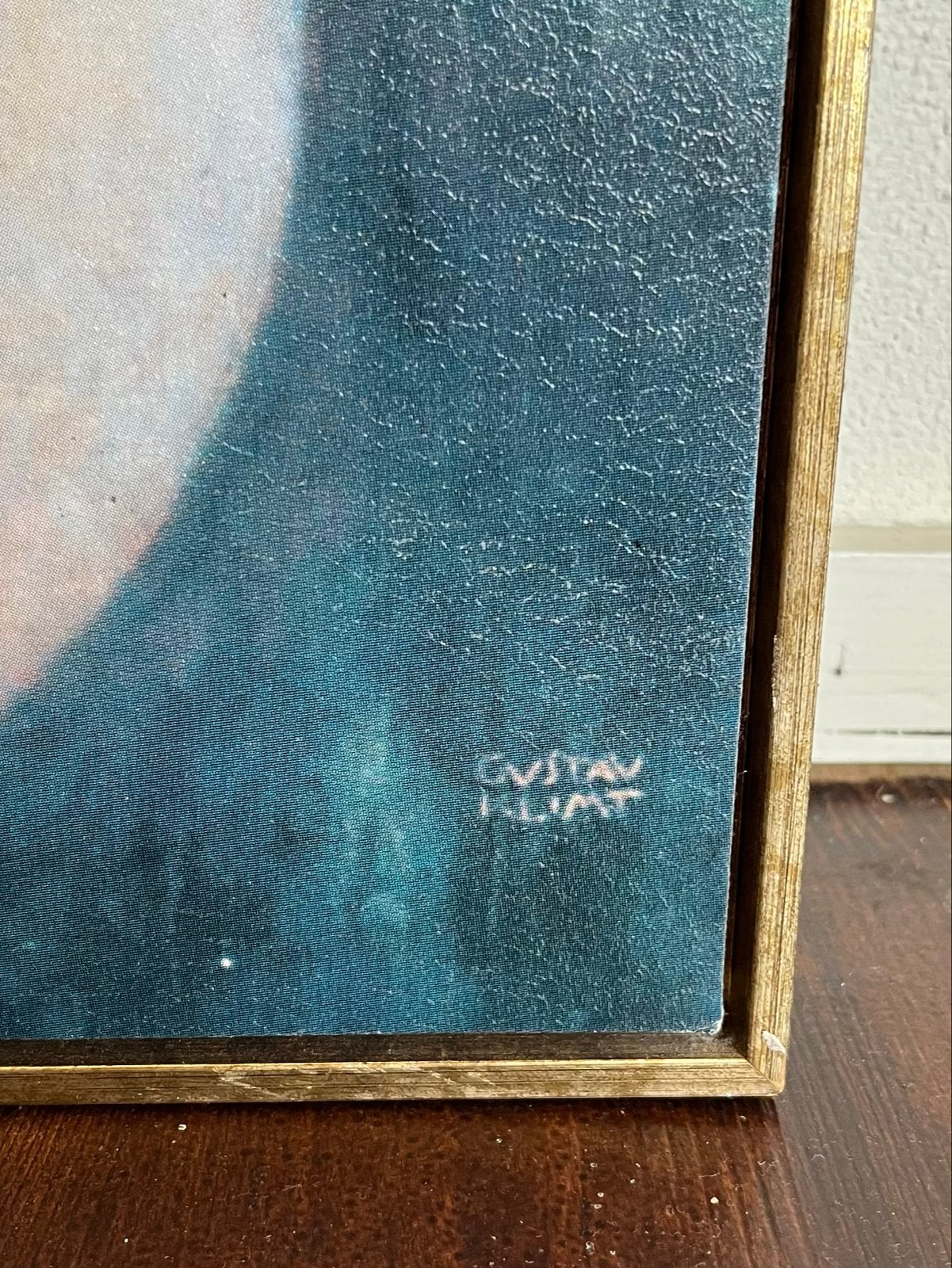 Foto 4 van Gustav Klimt groot schilderij op paneel