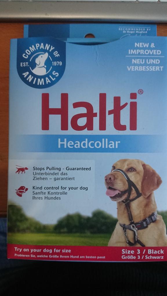 Halti gentle leader, antitrektuig voor de hond, maat 3, Dieren en Toebehoren, Ophalen of Verzenden, Zo goed als nieuw