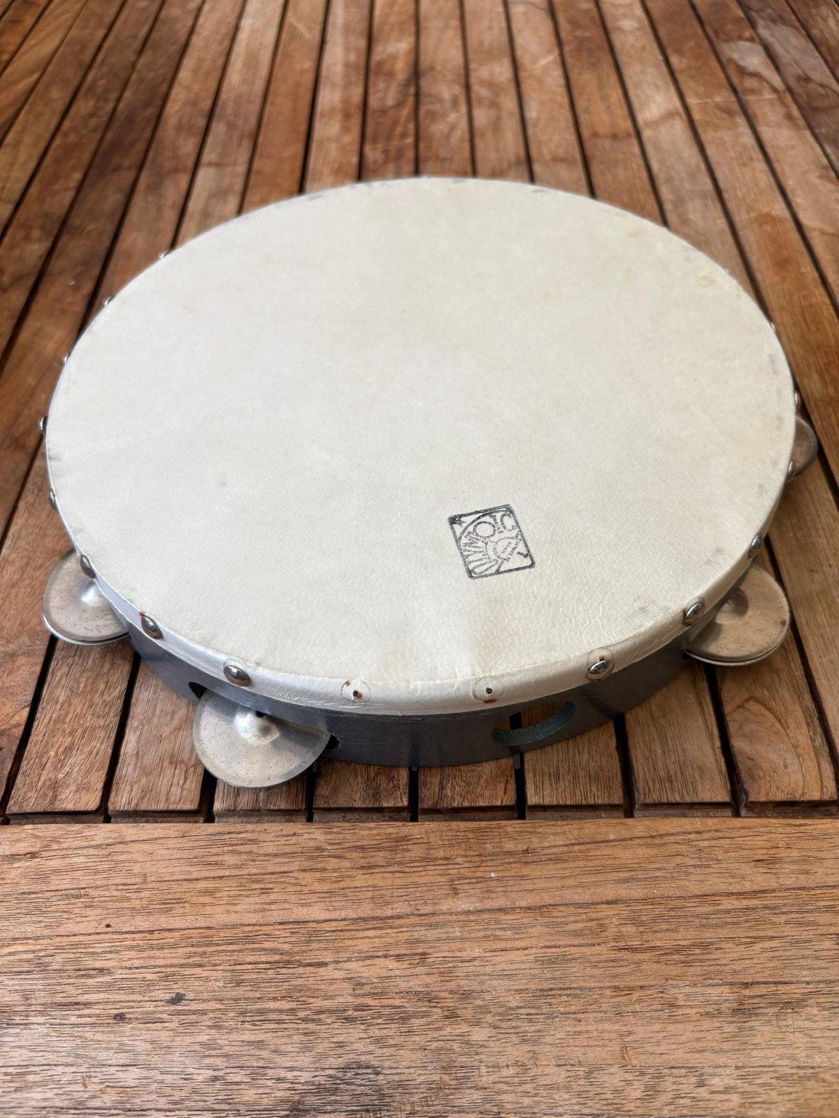 Vintage Tamboerijn - Made in England, Ophalen of Verzenden, Gebruikt, Trommel