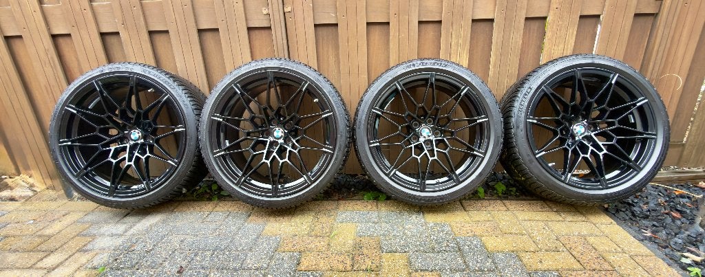BMW M2 M3 M4 G80 G82 826M 19 & 20 inch Michelin winterbanden, Ophalen, Gebruikt, 285 mm, Banden en Velgen