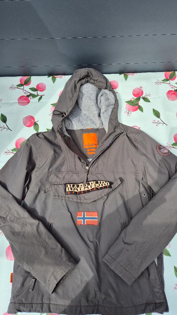 jas Napapijri maat M, Maat 48/50 (M), Ophalen of Verzenden, Napapijri, Grijs