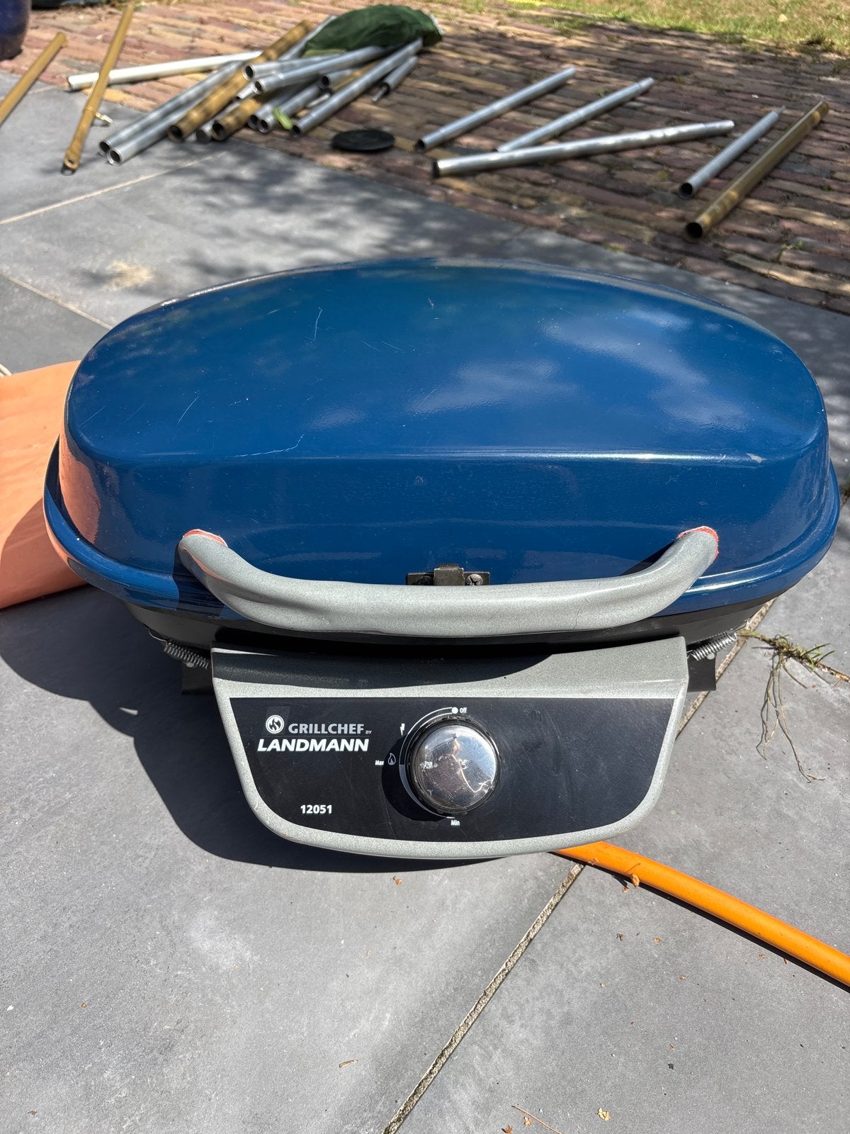 Landmann Grillchef Draagbare Gasbarbecue - Ideaal voor onder, Ophalen, Gebruikt