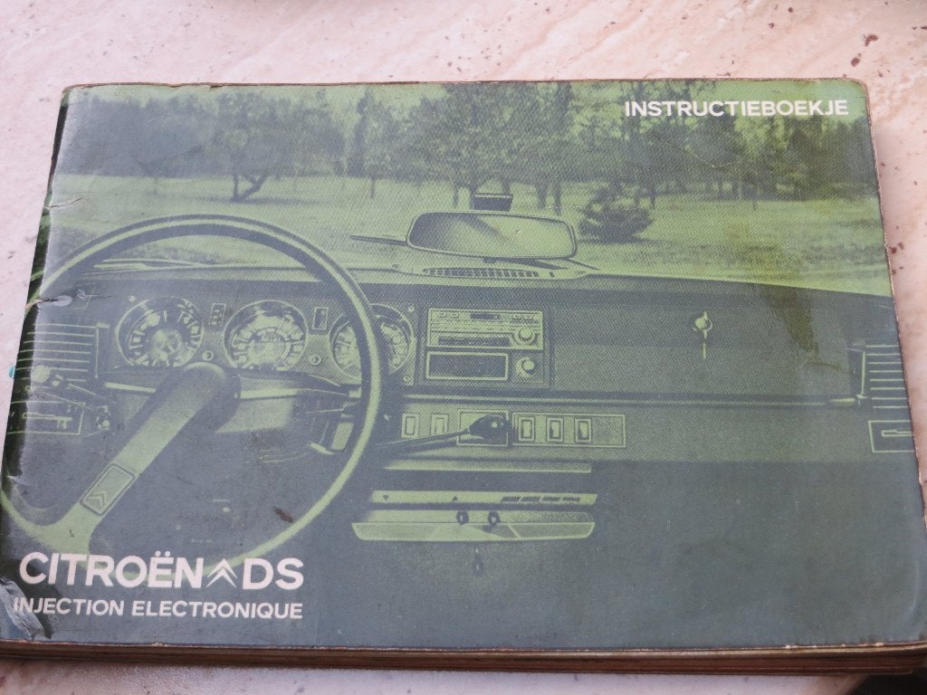 Instructieboek Citroen DS Injection Electronique 12-1972, Ophalen of Verzenden
