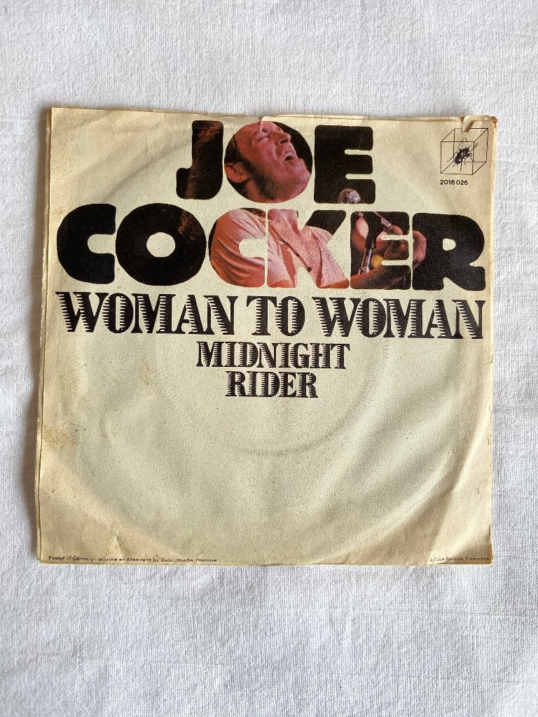 joe cocker - woman to woman, Cd's en Dvd's, Vinyl Singles, Ophalen of Verzenden, Zo goed als nieuw, 7 inch, Pop
