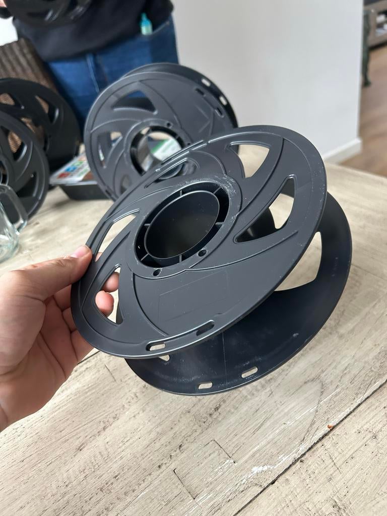 6x lege filament spoelen (3D printer) – herbruikbaar, Computers en Software, 3D Printers, Gebruikt, Filament, Ophalen of Verzenden
