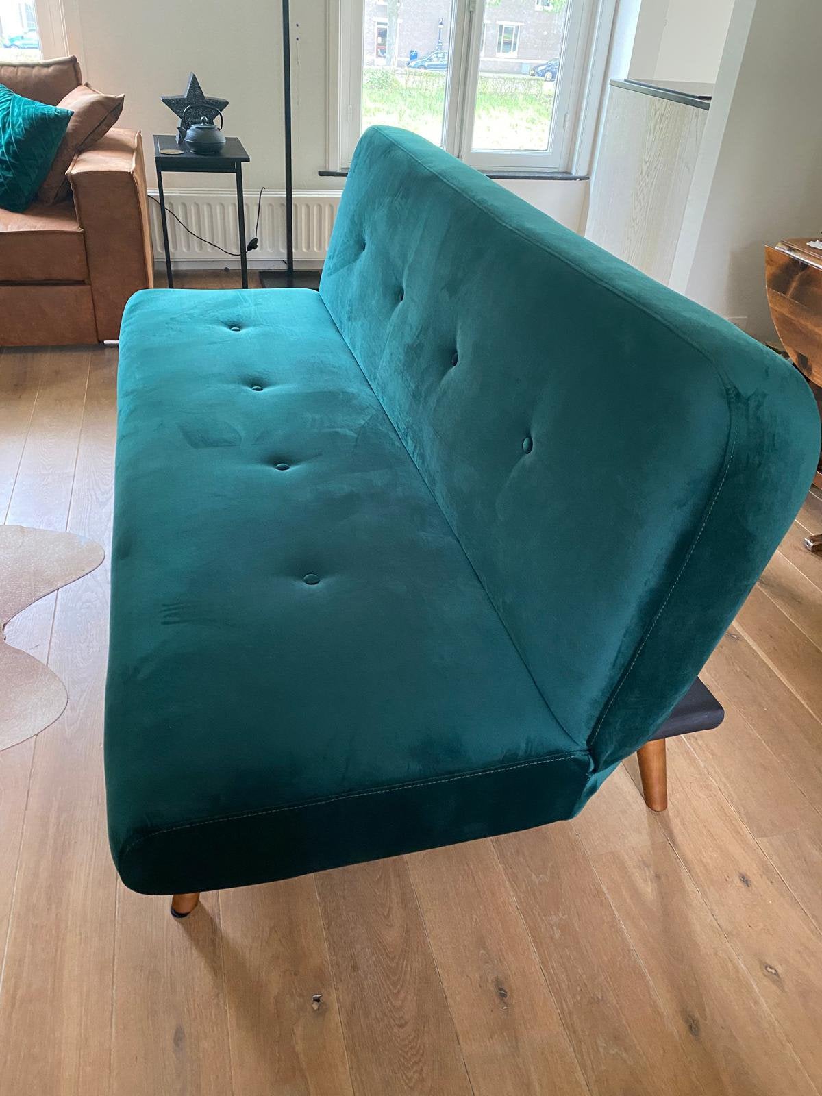 Slaapbank, Huis en Inrichting, Slaapkamer | Slaapbanken, Ophalen, Gebruikt, 90 cm, Tweepersoons