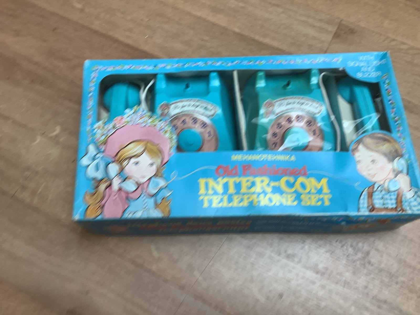 Vintage Inter-Com Telefoon Set - Werkt op Batterijen, Antiek en Kunst, Ophalen of Verzenden