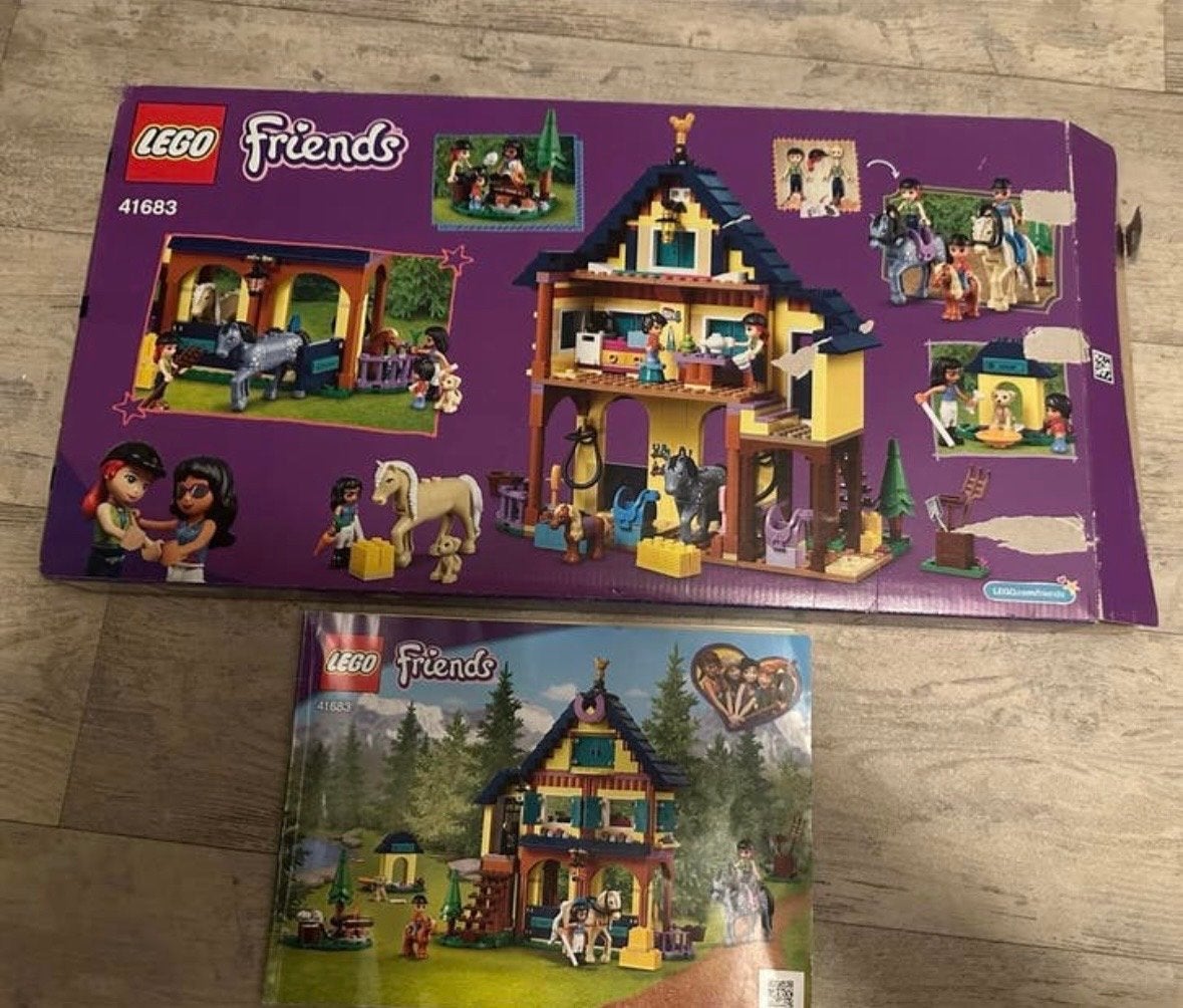 Lego Friends 41683 - Bosmanege met paarden, Lego, Friends, Ophalen of Verzenden, Zo goed als nieuw