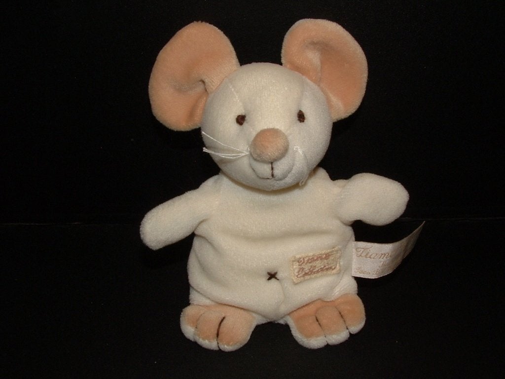 TIAMO MUIS KLEIN VELOURS WIT MET BEIGE VELOURS, Verzenden, Nieuw, Overige typen