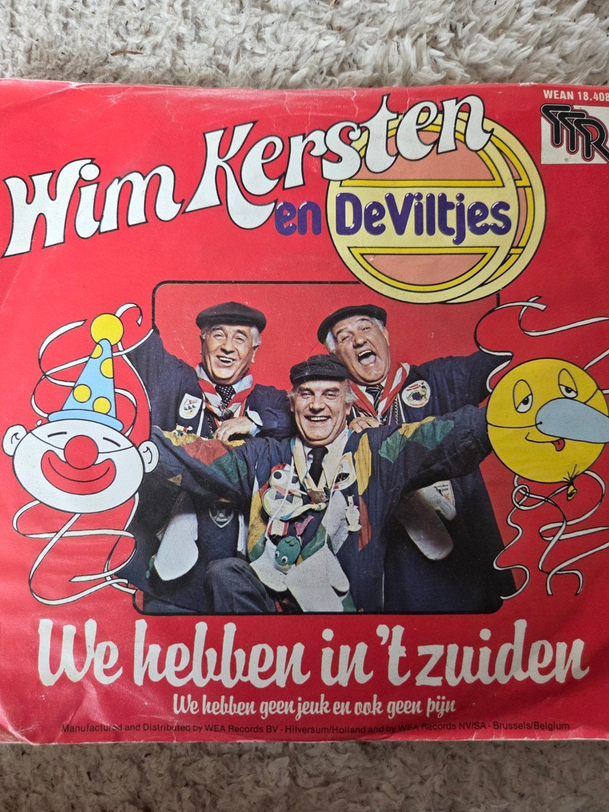 Wim Kersten en De Viltjes - We hebben in 't zuiden Single, Cd's en Dvd's, Vinyl Singles, Ophalen of Verzenden, Gebruikt, Schlager