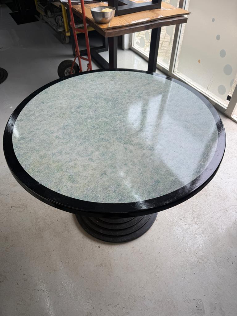 Terras tafel  rond stevig horeca, Tuin en Terras, Tuintafels, Ophalen, Rond