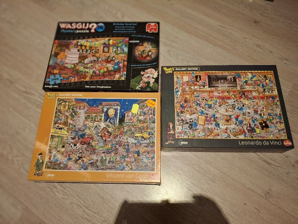 that's life gallery edition puzzel Vincent van Gogh, Ophalen of Verzenden, 500 t/m 1500 stukjes, Nieuw, Legpuzzel