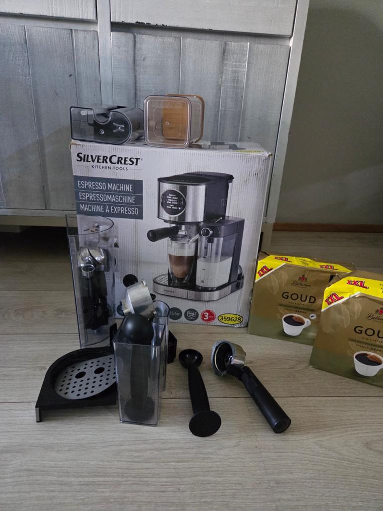 Silvercrest  espressomachine, Ophalen