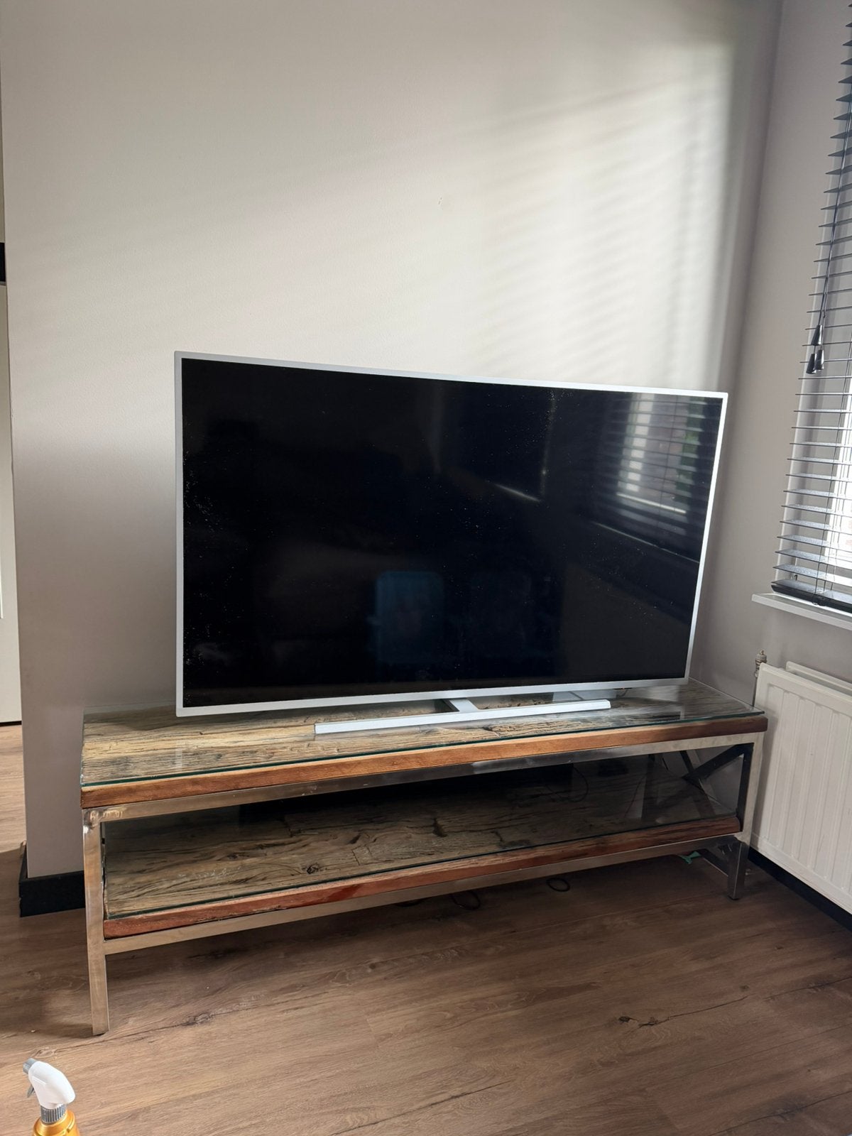Prachtig Sleeper Wood tv-meubel te koop, Ophalen, Zo goed als nieuw, 25 tot 50 cm, Minder dan 100 cm