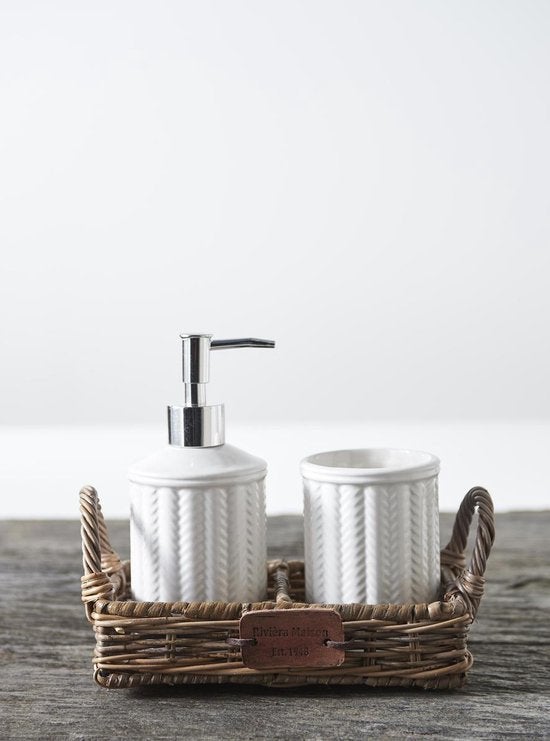 Riviera Maison rattan soaptray, Ophalen of Verzenden, Zo goed als nieuw