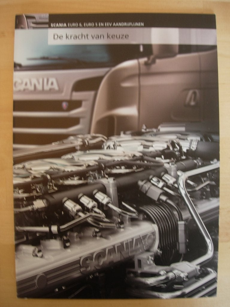 Scania Aandrijflijn Brochure 2011 – R620 R580 R560 R500 R470, Ophalen of Verzenden, Zo goed als nieuw, Overige merken, Scania