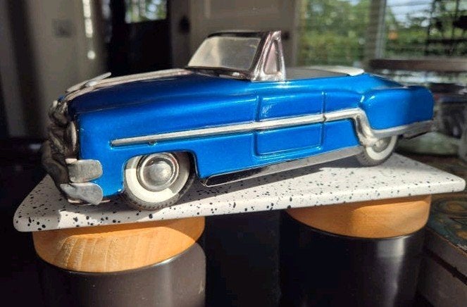 Vintage blikken auto 'Minister Delux' - Pontiac Chieftain, Ophalen of Verzenden, Gebruikt