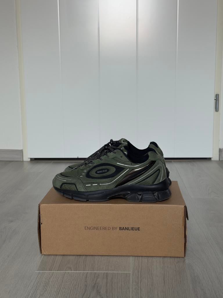 Banlieue Sneaker Olive Green, Kleding | Heren, Schoenen, Ophalen of Verzenden, Gedragen, Overige kleuren