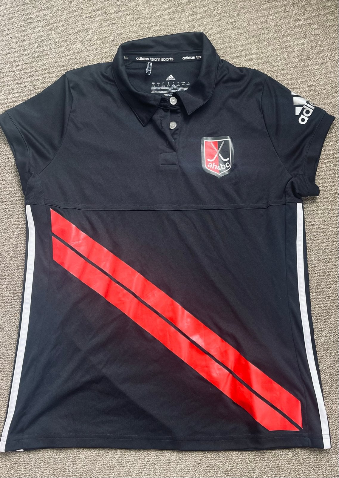 Adidas AH&BC Hockey Shirt Dames Maat L Zwart, Kleding | Dames, T-shirts, Zwart, Maat 42/44 (L), Ophalen of Verzenden, Zo goed als nieuw