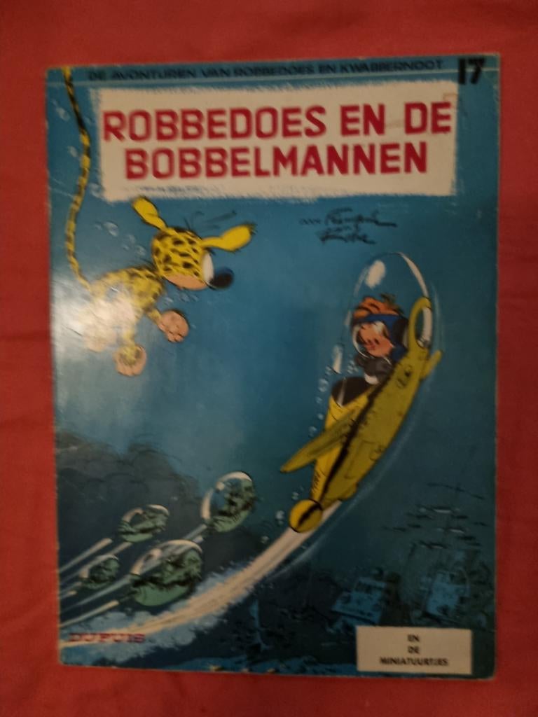 Robbedoes en de Bobbelmannen - Dupuis, Boeken, Stripboeken, Eén stripboek, Ophalen of Verzenden, Gelezen, André Franquin