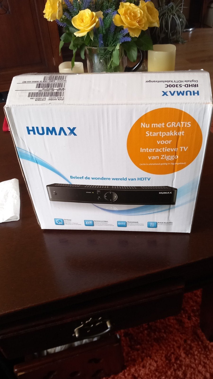 Humax IRHD-5300C Dvrigitale HDTV Kabelontvanger, Ophalen, Nieuw, Decoder