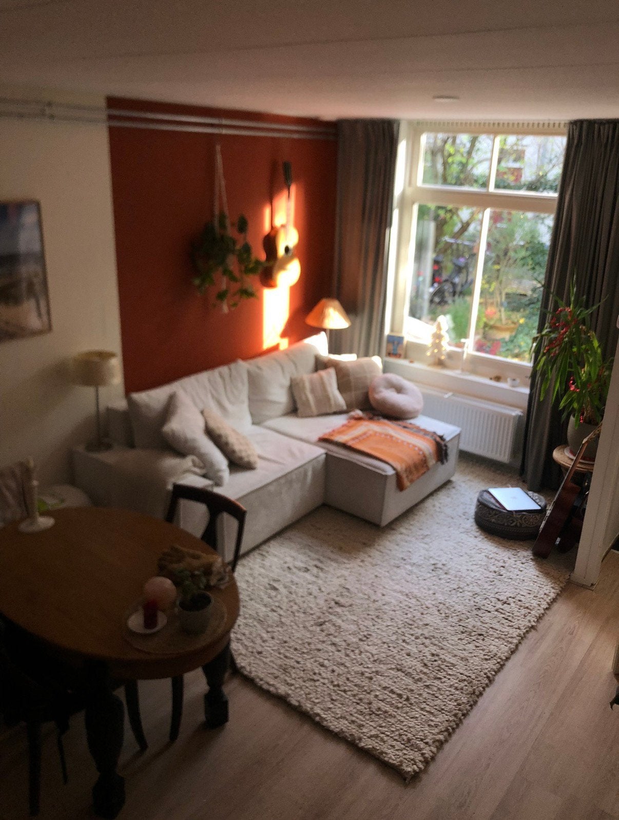 Hoekbank Milo, Huis en Inrichting, Ophalen, Gebruikt, Crème, Klassiek en gezellig