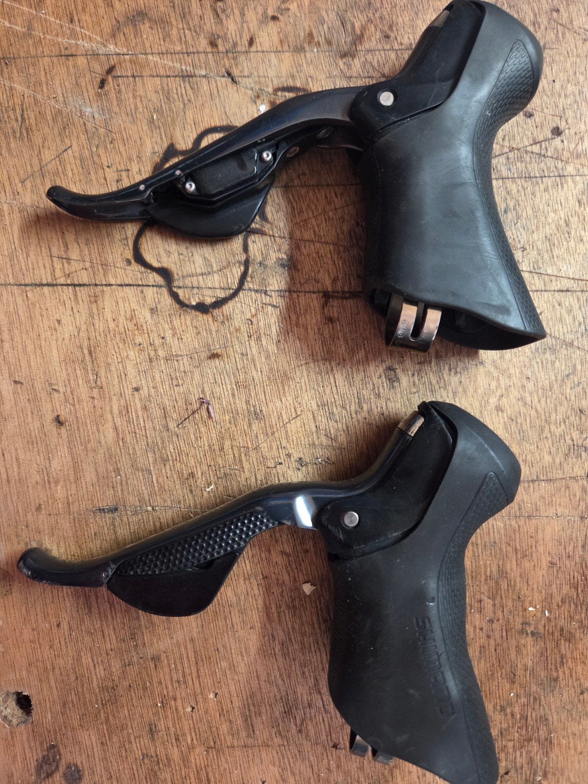 Shimano ST-6770 Di2 2x10 Mechanische Remmen, Ophalen of Verzenden, Gebruikt